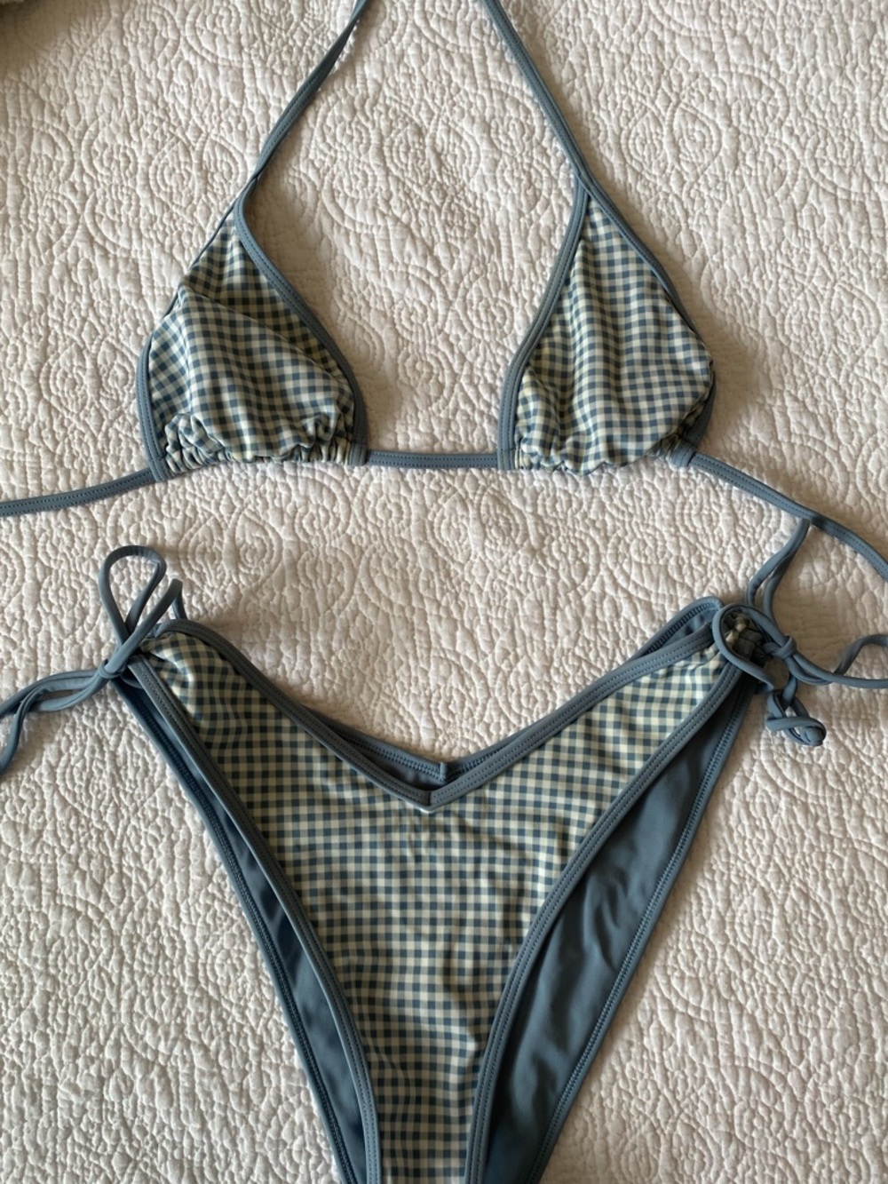 Pacsun blue bikini set